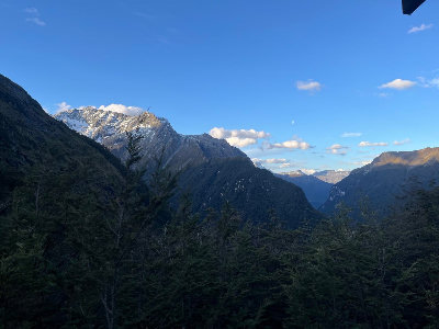 View from the Routeburn Falls Hut